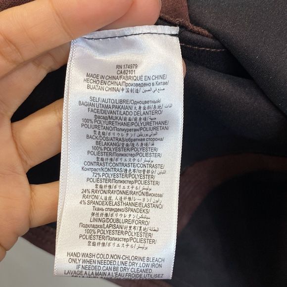 BCBGMaxAzria Layla Asymmetrical Dress Faux Leather - Picture 15 of 16